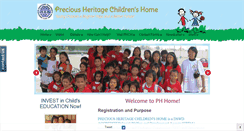 Desktop Screenshot of preciousheritagechildren.org